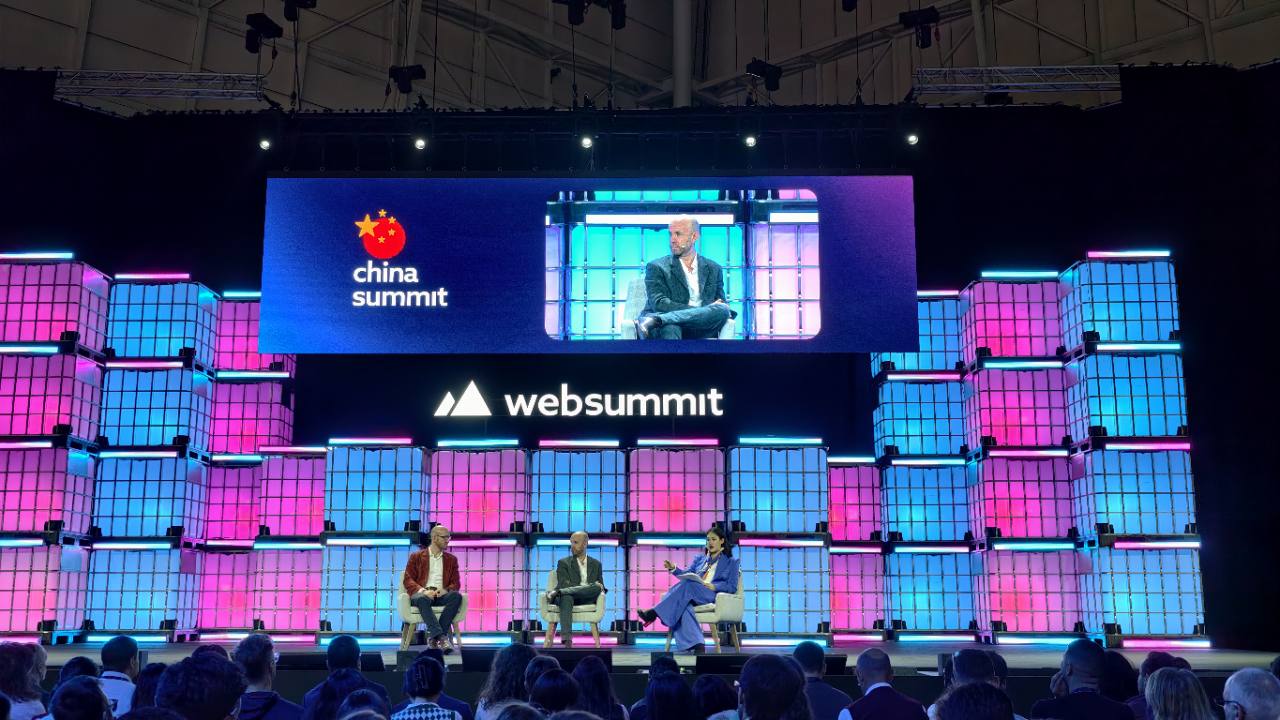 China Summit panel on stage at Web Summit